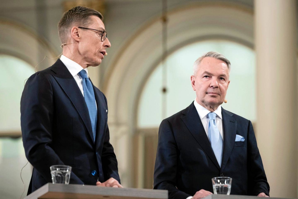 Alexander Stubb (vasemmalla) ja Pekka Haavisto kamppailivat presidentinvaalien toisella kierroksella.