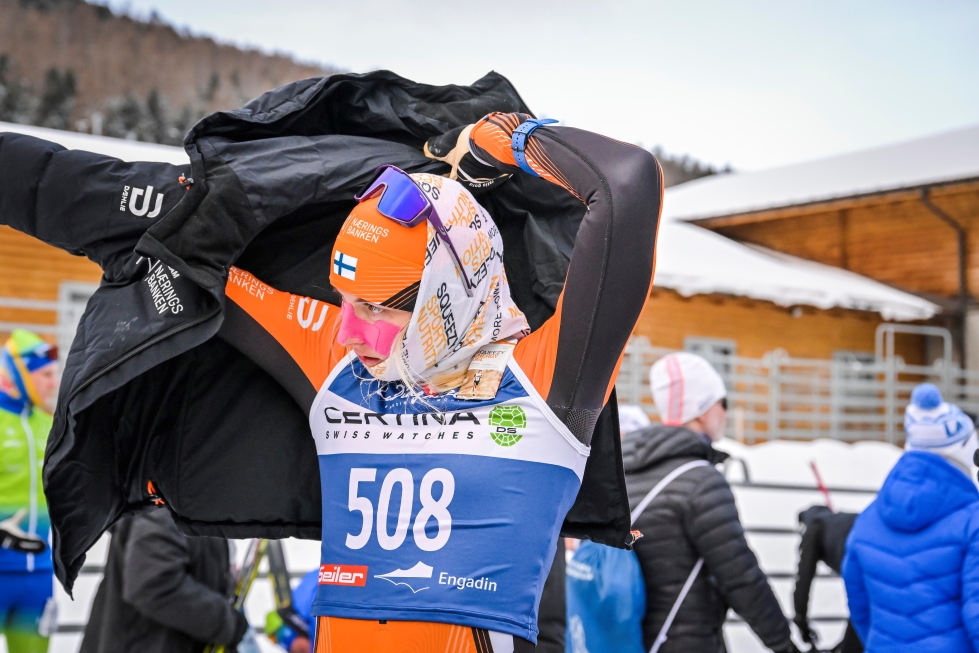 Kati Roivas oli koko talven ajan mukana Ski Classics -sarjan voittotaistossa. Arkistokuva.