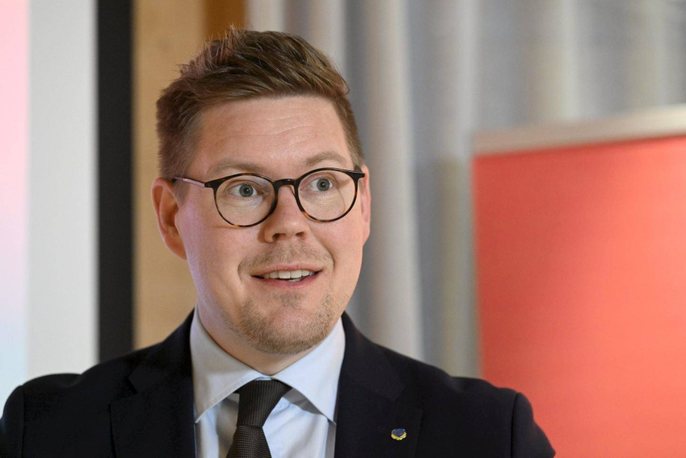 SDP:n puheenjohtaja Antti Lindtman.