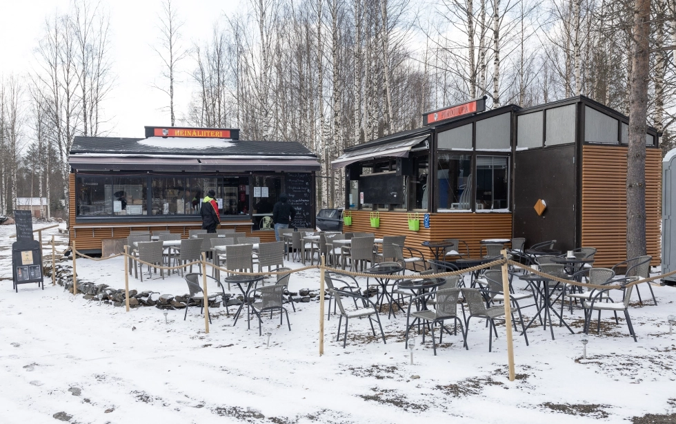 Joensuun entinen Marttakahvio toimii nyt kesäravintolana.