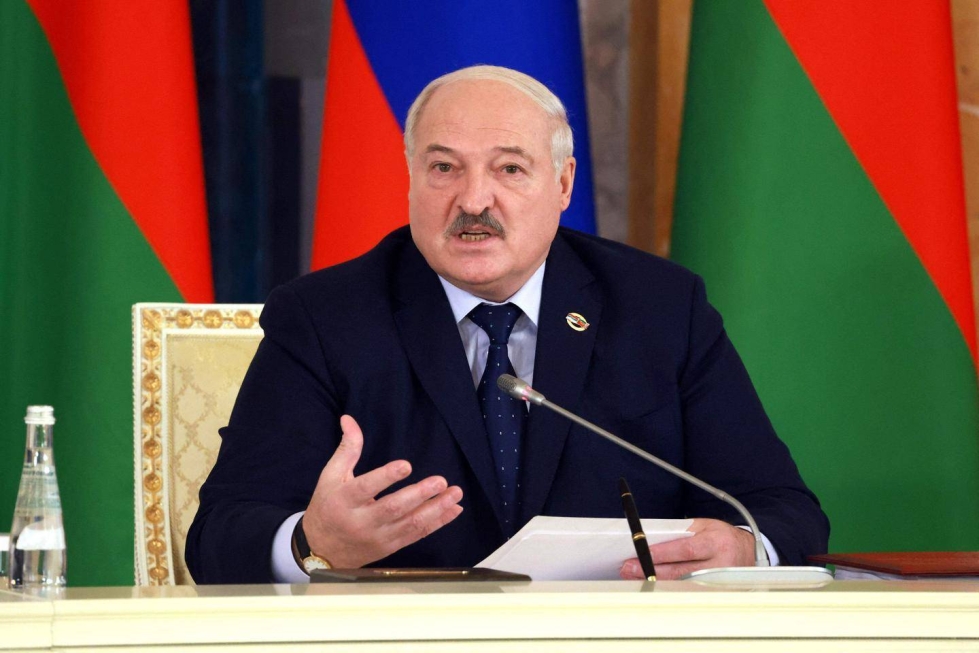Valko-Venäjän presidentti Aljaksandr Lukashenka.