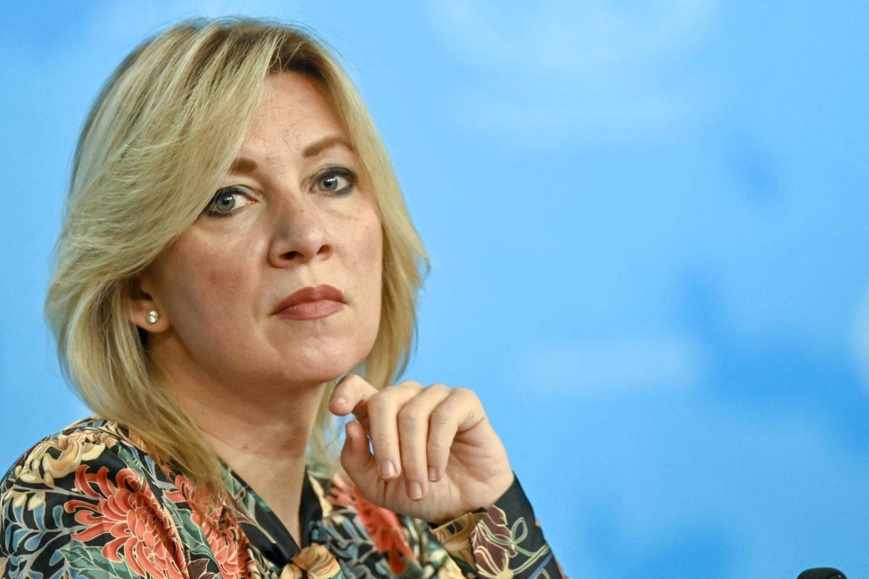 Venäjän ulkoministeriön tiedottaja Marija Zaharova.