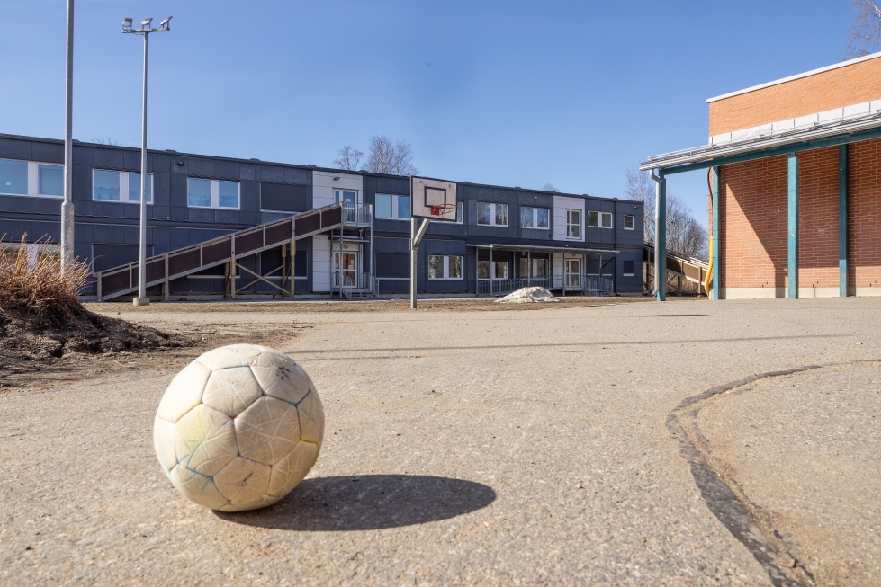 Riippumatta siitä, koska päästään liikkeelle, Viinijärven koulu on jo valmiiksi siirtotiloissa.