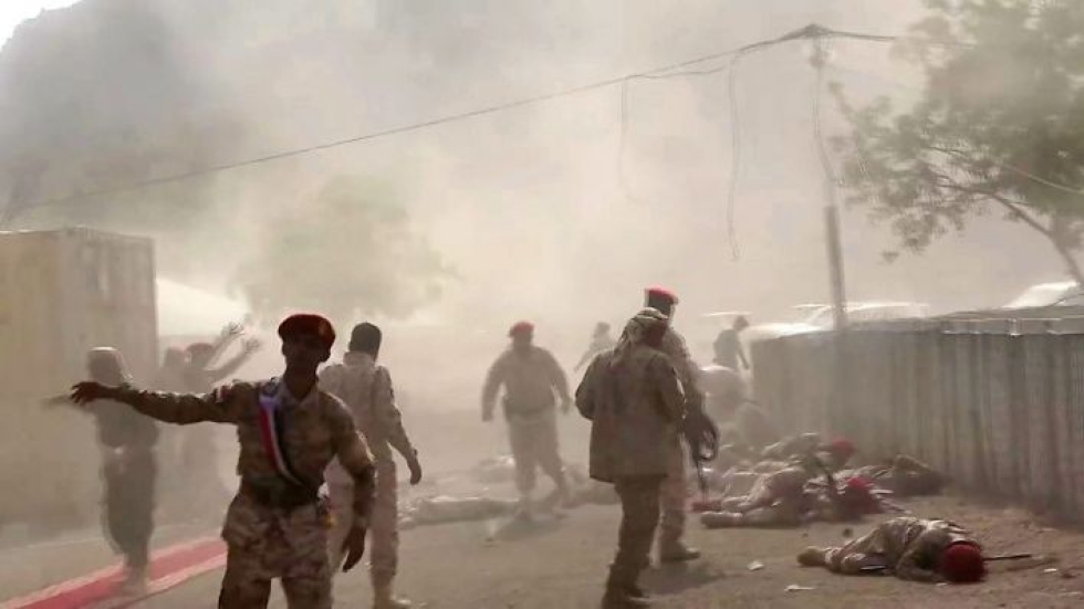 Adenin satamakaupunki on toiminut hallinnon tukikohtana sen jälkeen, kun huthikapinalliset ottivat maan pohjoisosassa sijaitsevan pääkaupungin Sanaan hallintaansa vuonna 2014. LEHTIKUVA/AFP