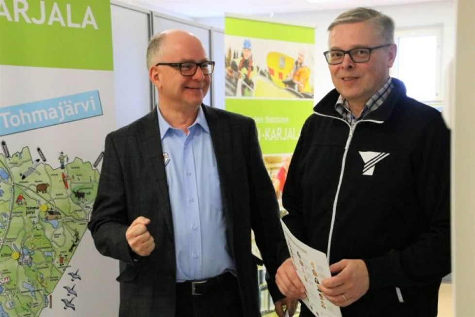 Ketin toimitusjohtaja Risto Hiltunen ja yritysneuvoja Pekka K. Vatanen iloitsevat siitä, että tämä vuosi on alkanut yrityselämän näkökulmasta aktiivisesti.