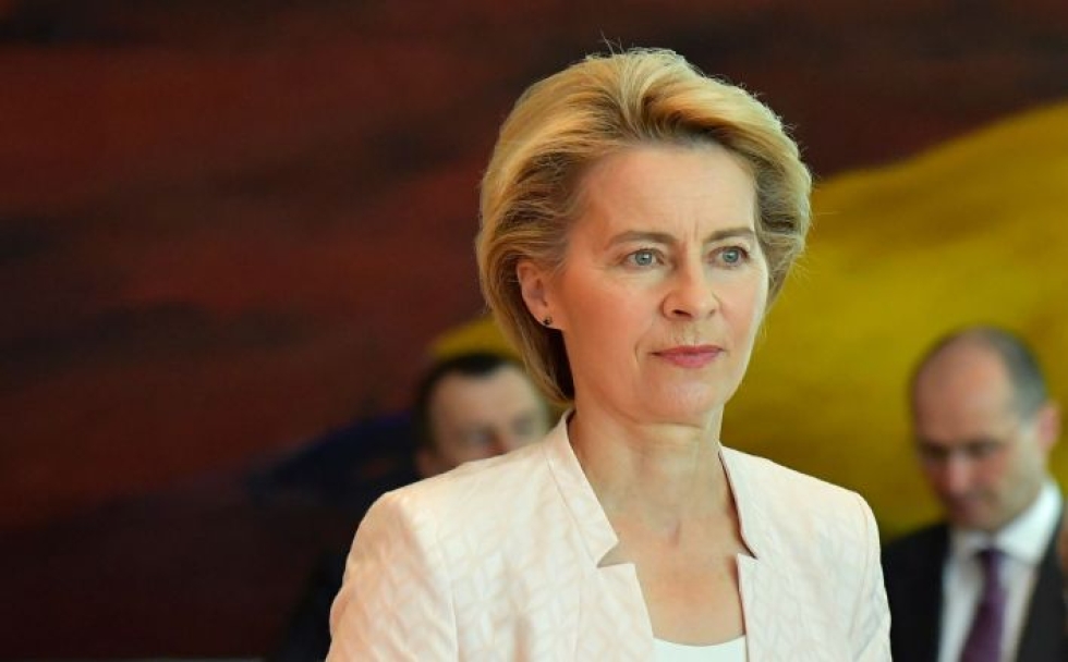 Ursula von der Leyen on toiminut Saksan puolustusministerinä. Lehtikuva / AFP