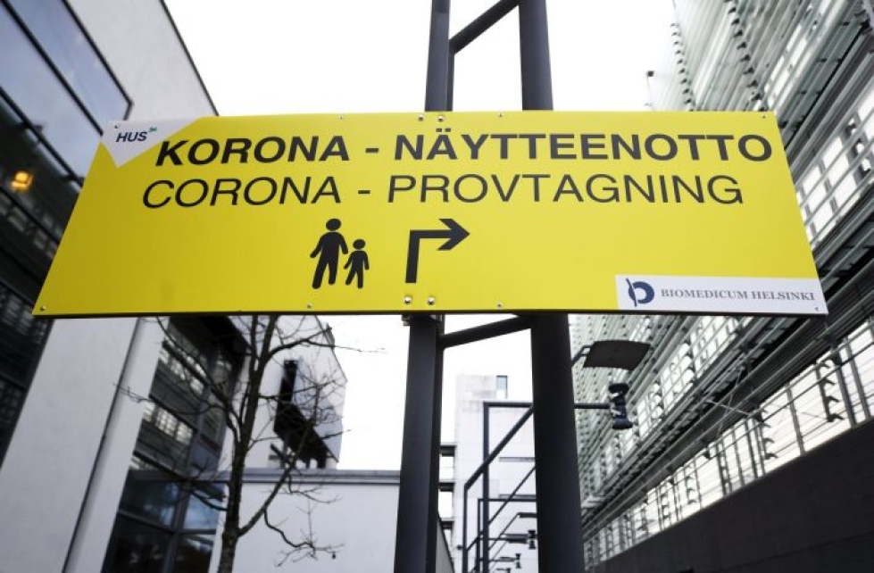 Koronaepidemian alusta lähtien Suomessa on raportoitu yhteensä 24 307 tartuntaa. LEHTIKUVA / VESA MOILANEN