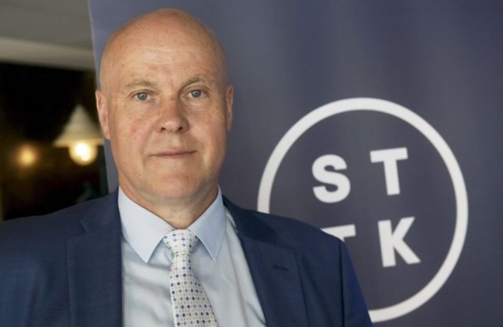 Toimihenkilökeskusjärjestö STTK:n puheenjohtaja Antti Palola. LEHTIKUVA / VESA MOILANEN