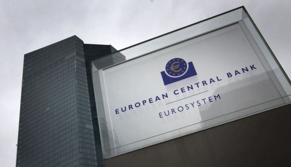 Euroopan keskuspankki on ennustanut kuluvalle vuodelle 3,9 prosentin talouskasvua. LEHTIKUVA/AFP