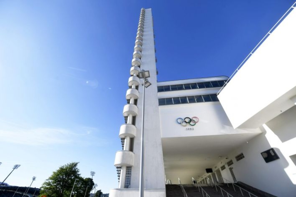 Olympiastadionia esiteltiin medialle elokuussa. LEHTIKUVA / Vesa Molanen