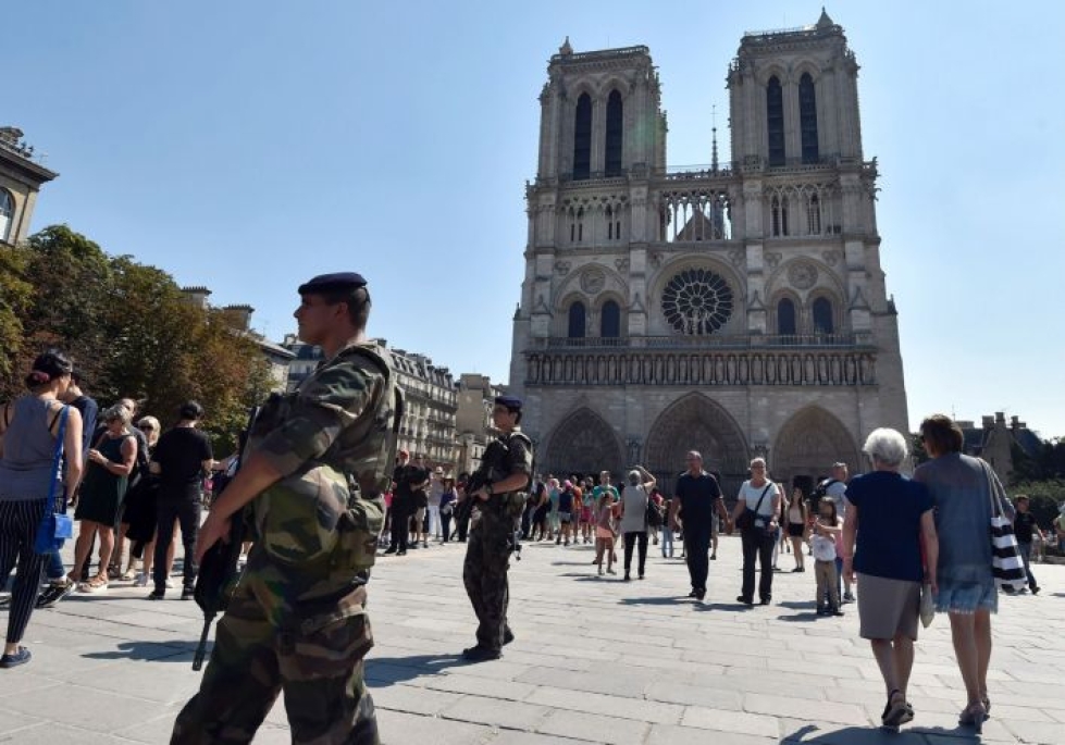 Notre Dame on ollut näyttämönä lukluisissa historiallisissa tapahtumissa. LEHTIKUVA/AFP