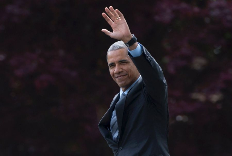 Yhdysvaltain presidentti Barack Obama otti vahvasti kantaa Britannian EU-jäsenyyden puolesta. LEHTIKUVA/AFP