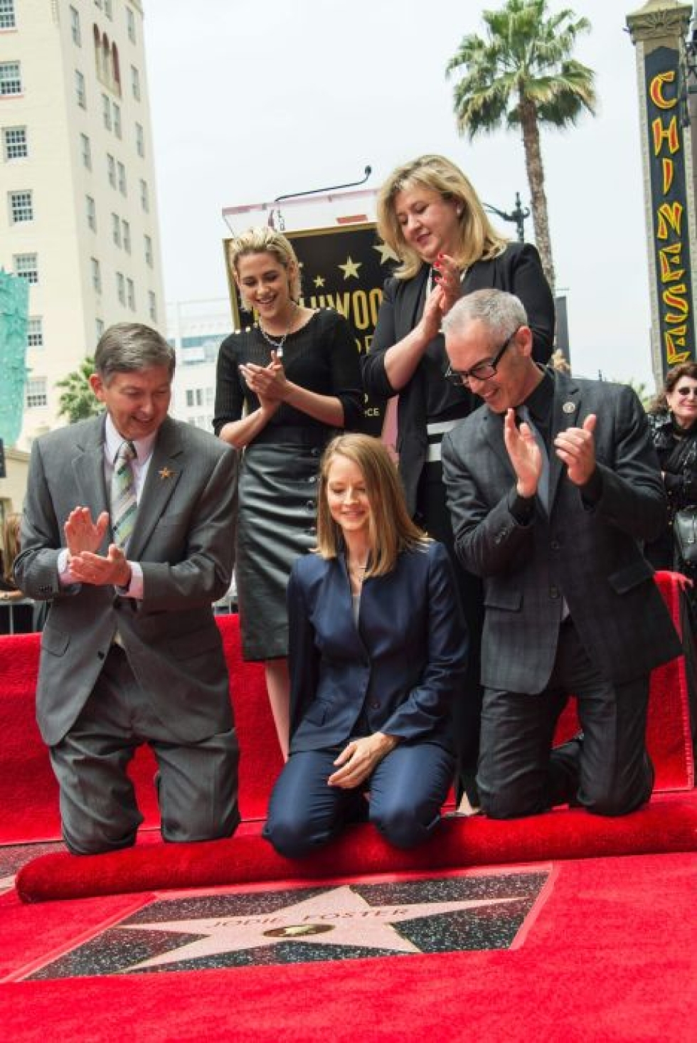 Jodie Fosterin läpimurtorooli oli lapsiprostituoidun osa ohjaaja Martin Scorsesen elokuvassa Taksikuski. LEHTIKUVA/AFP