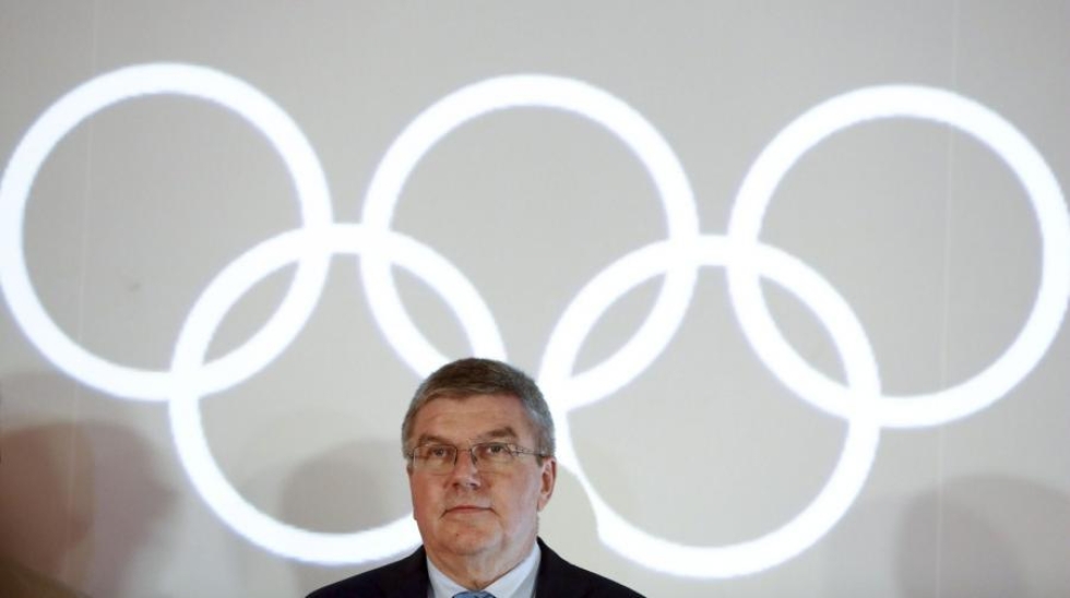 Kansainvälisen olympiakomitean kokouksen taustalla on Kansainvälisen yleisurheiluliiton venäläisille yleisurheilijoille asettama sulku. LEHTIKUVA/AFP