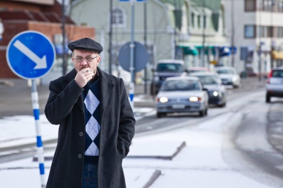 Arvi Perttu on tunnetuimpia paluumuuttajakirjailijoitamme. Kuva Lieksasta vuodelta 2014.