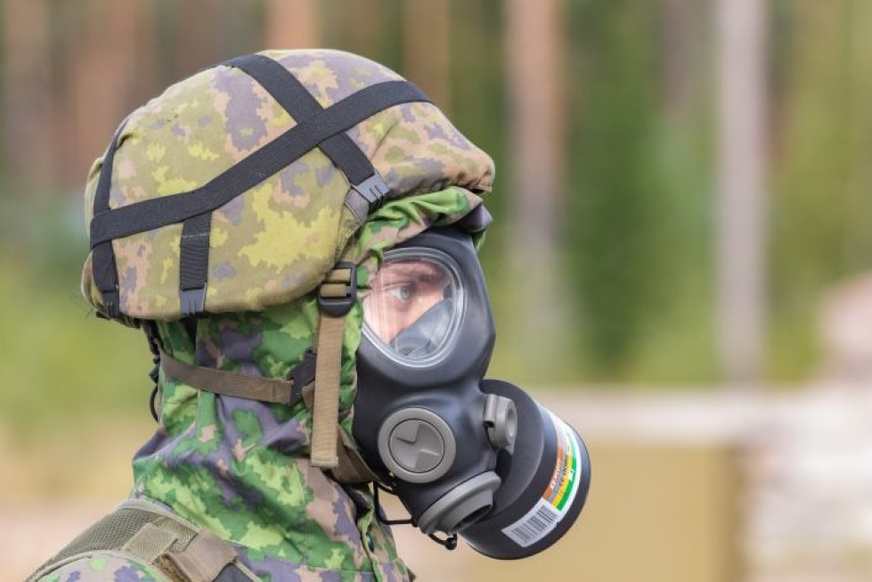 Maavoimien taisteluainekoulutus Porin prikaatissa, Säkylässä syyskuussa 2019. LEHTIKUVA / PETRI HAKOSALO