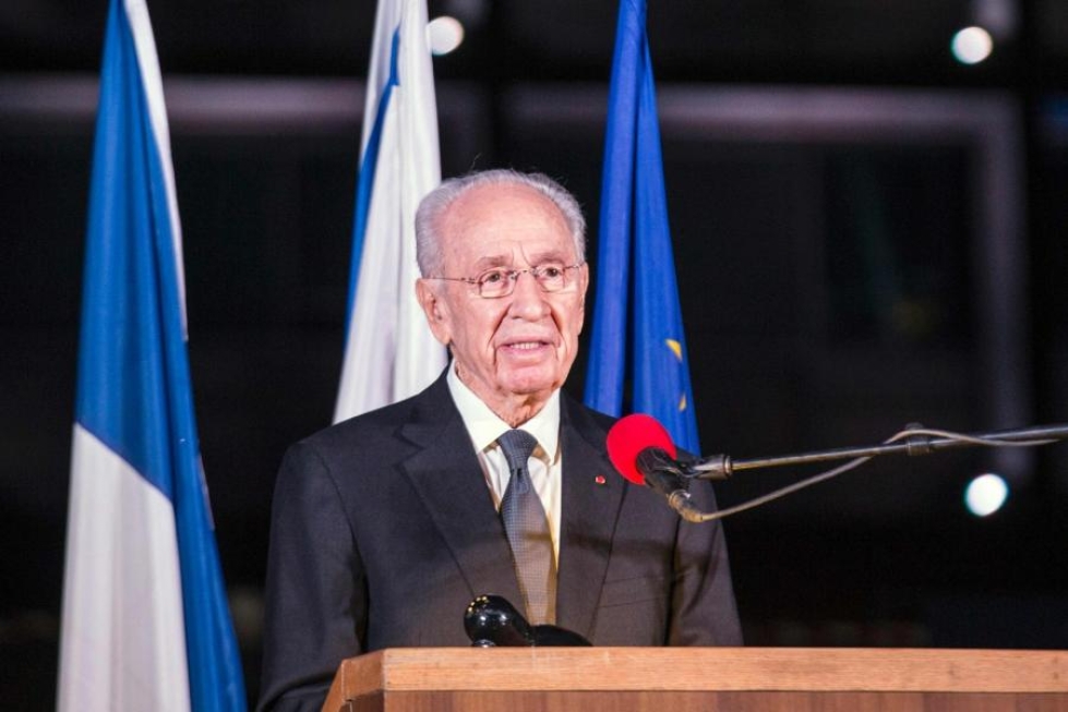 Israelin entinen presidentti Shimon Peres marraskuussa 2015. LEHTIKUVA/AFP