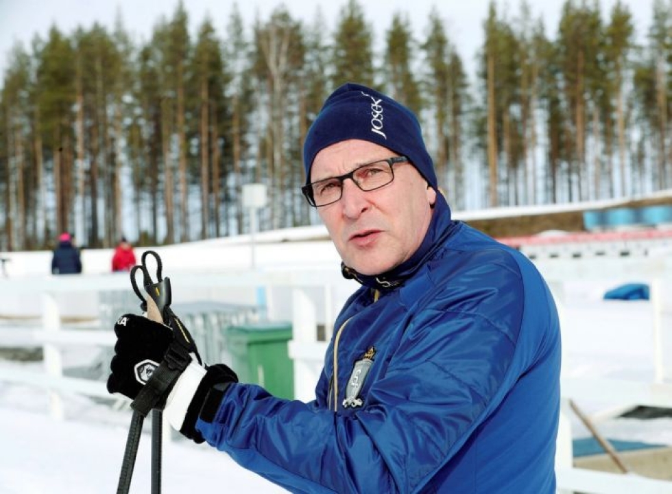 Kontiolahden ampumahiihtostadion on tullut Pekka Nuutiselle taas tutuksi. Sieltä on muualta puuttuvaa lunta löytynyt.