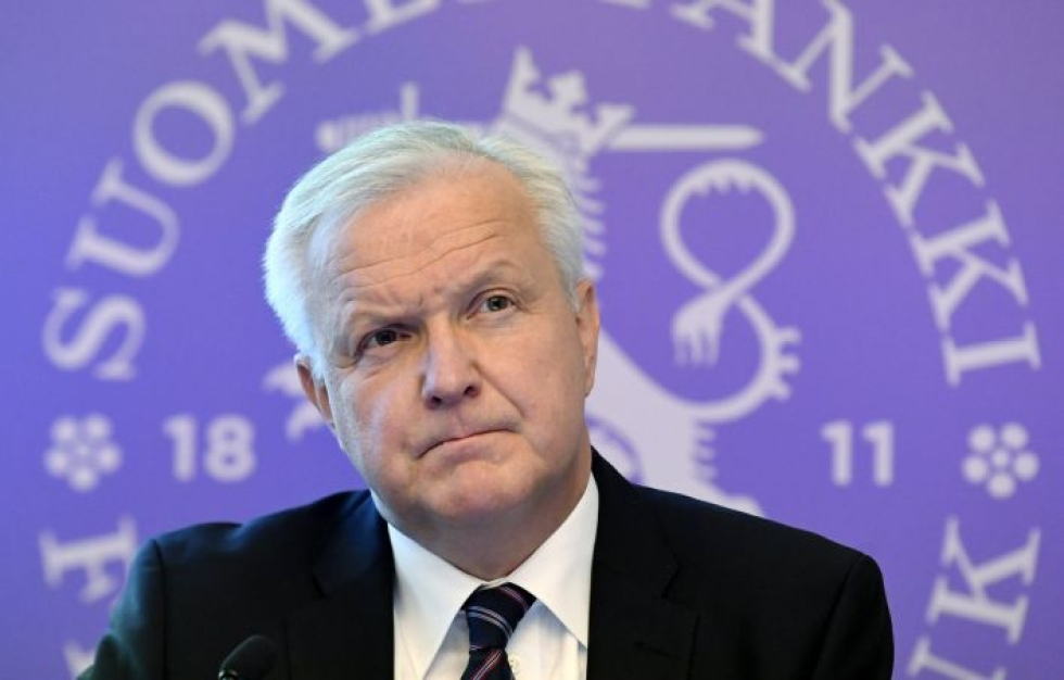 Suomen Pankin pääjohtaja Olli Rehn on yksi EU:n kärkiehdokkaista IMF:n johtoon. LEHTIKUVA / JUSSI NUKARI