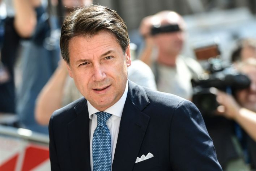 Giuseppe Conte on edellisen, viime viikolla kaatuneen hallituksen pääministeri. LEHTIKUVA / AFP