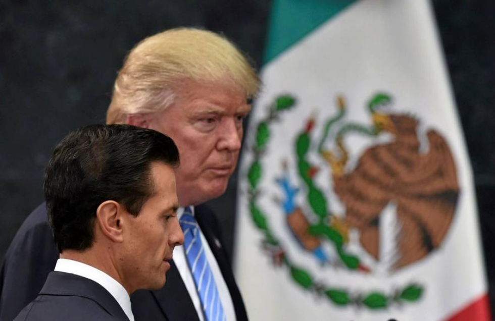 Presidenttiehdokas Donald Trump tapasi Meksikon presidentti Enrique Pena Neton viime vuoden elokuussa.