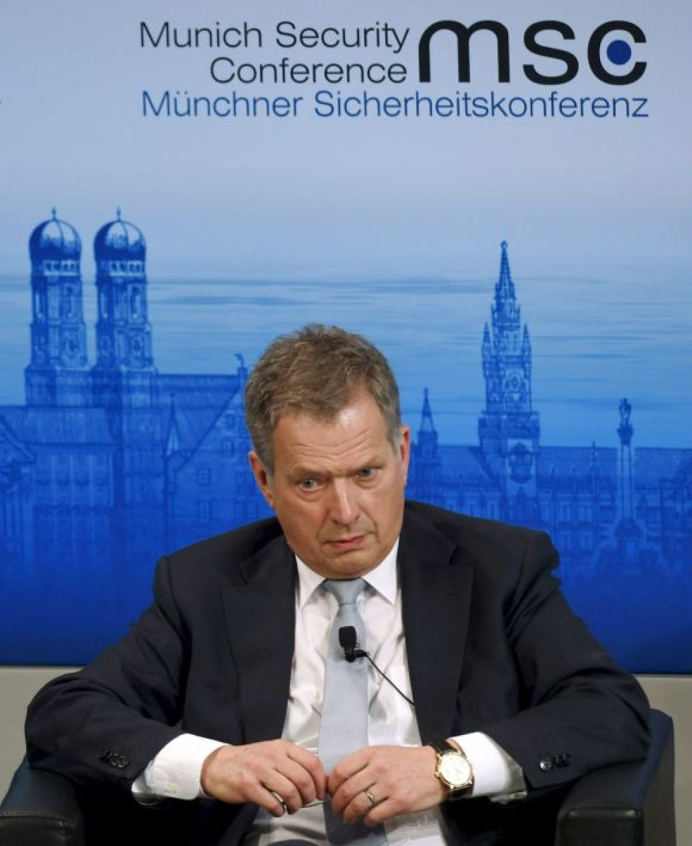 Muun muassa presidentti Sauli Niinistö osallistuu Münchenin konferenssiin. Lehtikuva / AFP