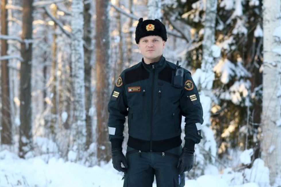 Kapteeni Joni Kinnusen mukaan teknolgian käyttö lisääntyy rajavalvonnassa, mutta rajavartijan perustyö säilyy tulevaisuudessakin pitkälti samanlaisena kuin nyt.