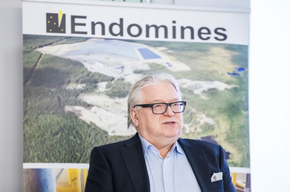 Kyösti Kakkonen on sijoittanut Endominesiin kullankiilto silmissään. Kyse on myös maakunnan edusta.