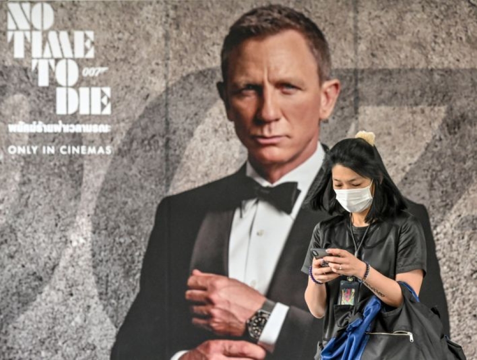 Elokuva on 25:s Bond-elokuvien sarjassa, ja sen odotetaan olevan viimeinen, jossa pääroolia esittää Daniel Craig. LEHTIKUVA/AFP
