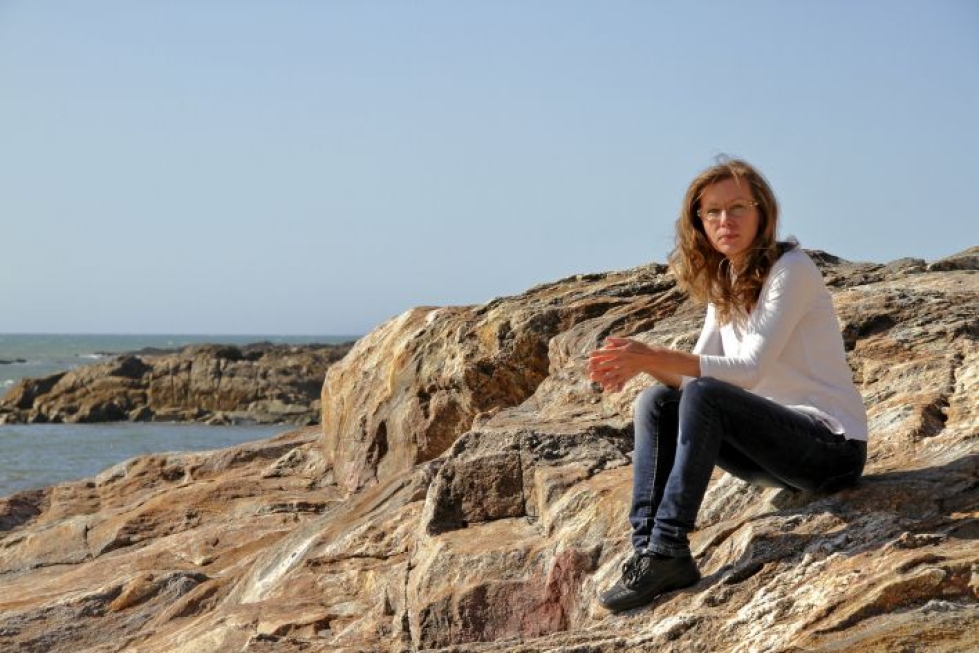 Kirjailija Anu Patrakka on asunut yhdeksän vuotta Pohjois-Portugalissa.