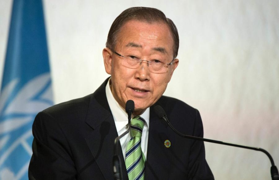 YK:n pääsihteeri Ban Ki-moon. Lehtikuva/AFP