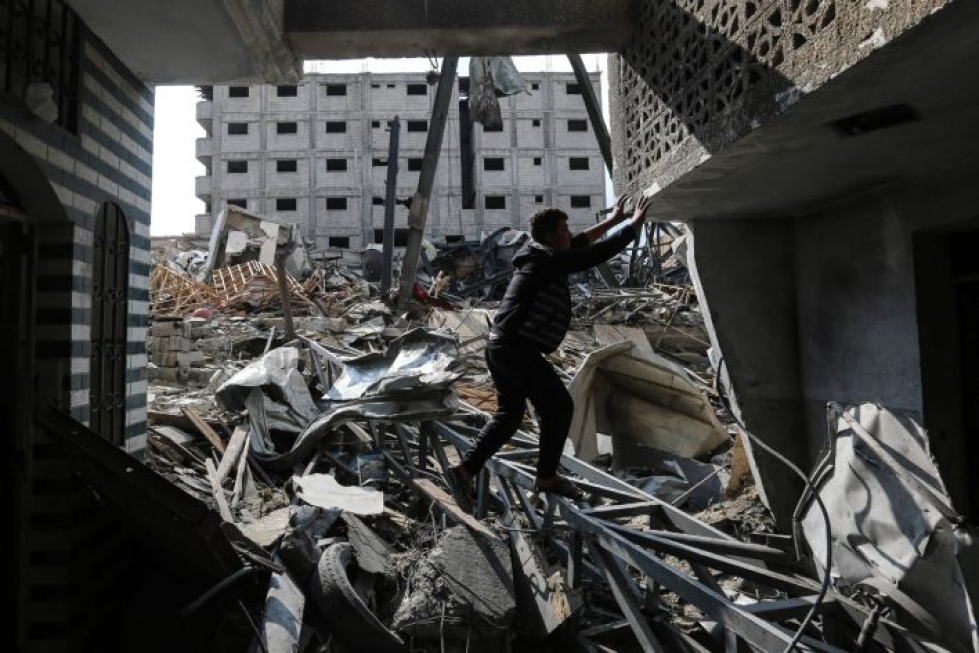 Gazaa hallitseva Hamas-järjestö julisti alueelle eilen tulitauon, jota myös Israelin pääministeri Benjamin Netanjahu on asettunut tukemaan. LEHTIKUVA / AFP