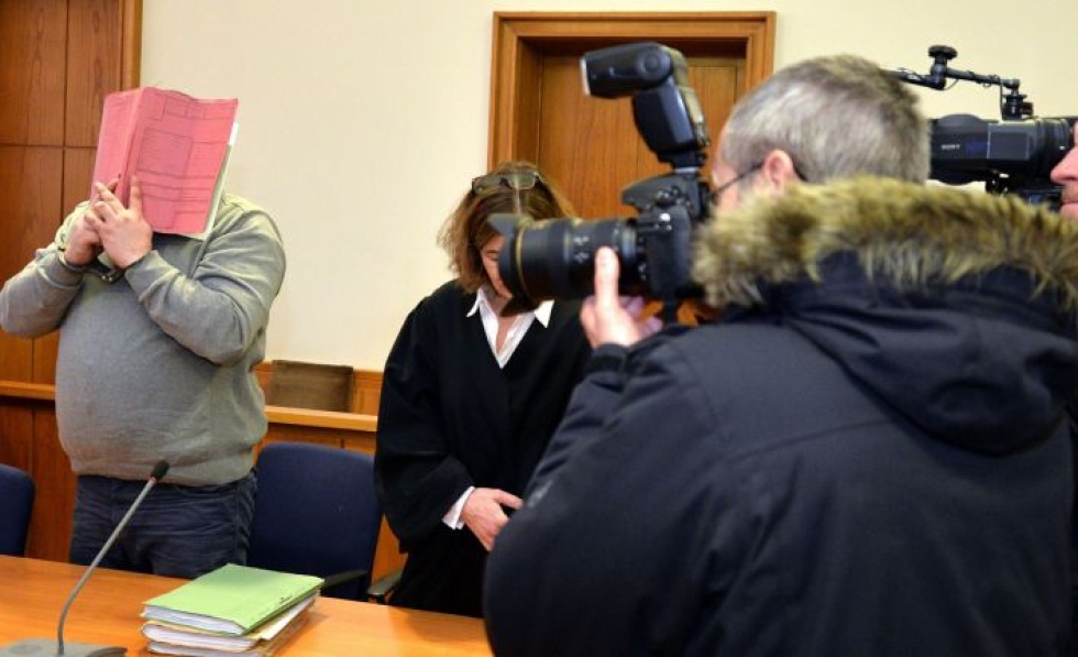 Saksalainen ex-hoitaja Niels Högel oikeudessa helmikuussa 2015. Lehtikuva / AFP