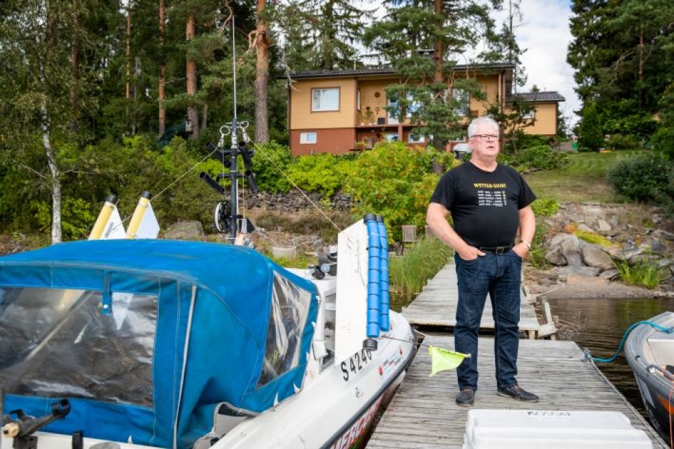 Pesäpallon tuomaritehtävät jäivät taakse, ja Juha Kososella on nyt enemmän aikaa kalastukseen.