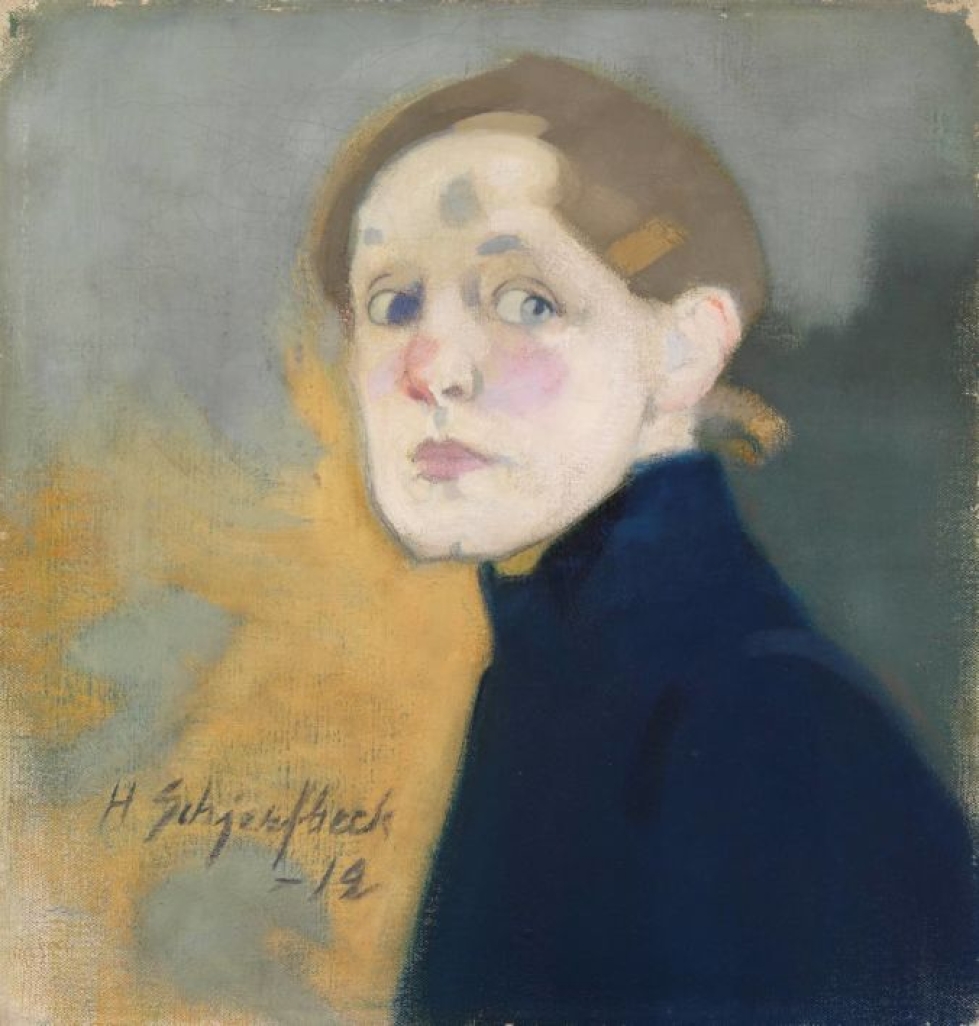 Helene Schjerfbeck: Omakuva (1912). Kansallisgalleria / Ateneumin taidemuseo.