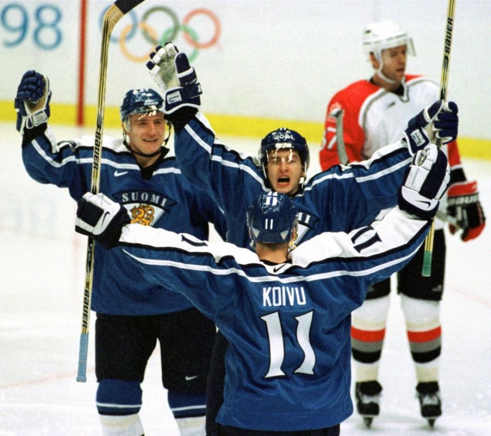 NHL-kiekkoilijat ovat pelanneet olympialaisissa Naganon kisoista 1998 lähtien. LEHTIKUVA / MARKKU ULANDER