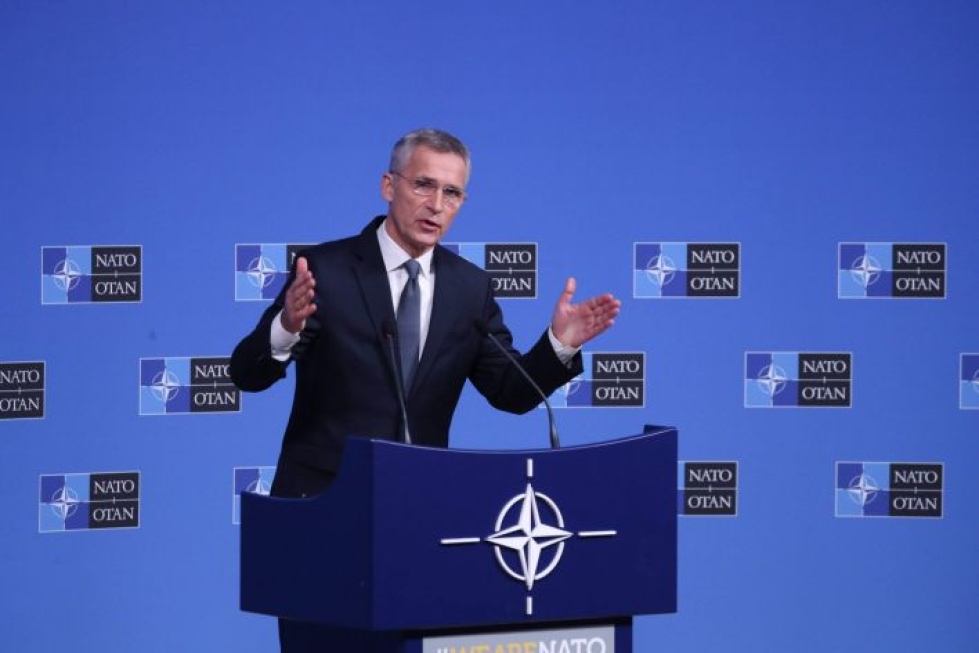 Naton pääsihteeri Stoltenberg ei vielä ole ottanut kantaa Turkin ja Venäjän yhteistyöhön. Lehtikuva/AFP