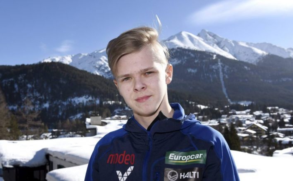 Janne Ahosen poika Mico Ahonen taistelee paikasta Suomen joukkueessa.