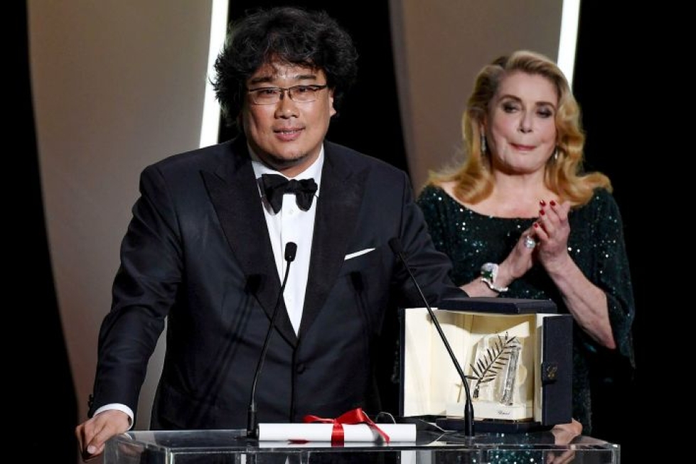 Bong Joon-Ho on ensimmäinen korealainen Cannes-voittaja. LEHTIKUVA/AFP