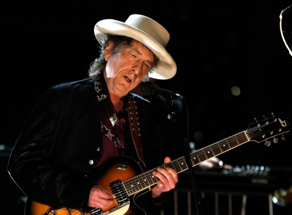 Bob Dylan ei ole vastannut Ruotsin akatemian soittoihin. LEHTIKUVA/AFP