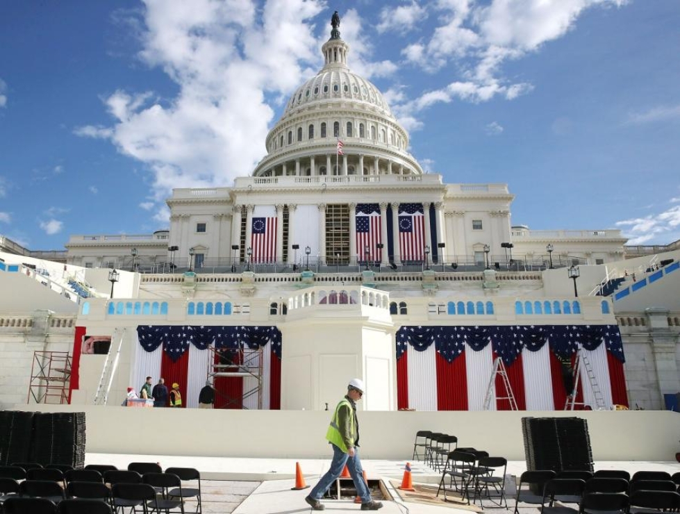 Washington valmistautuu virkaanastujaispäivään. LEHTIKUVA/AFP