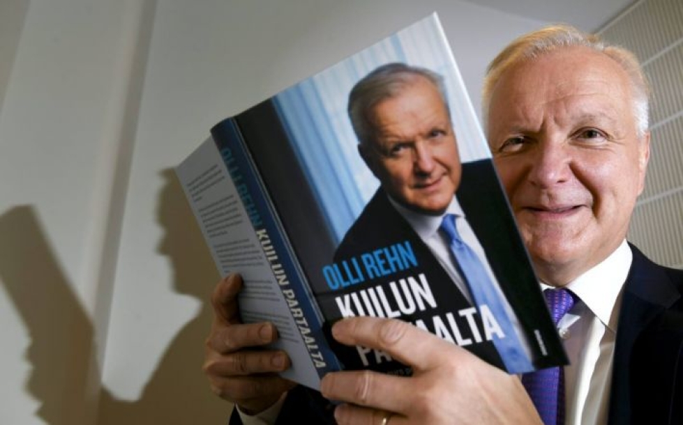 Olli Rehn ei varsinaisesti piilottele omaa osuuttaan eurokriisin selättämisessä.