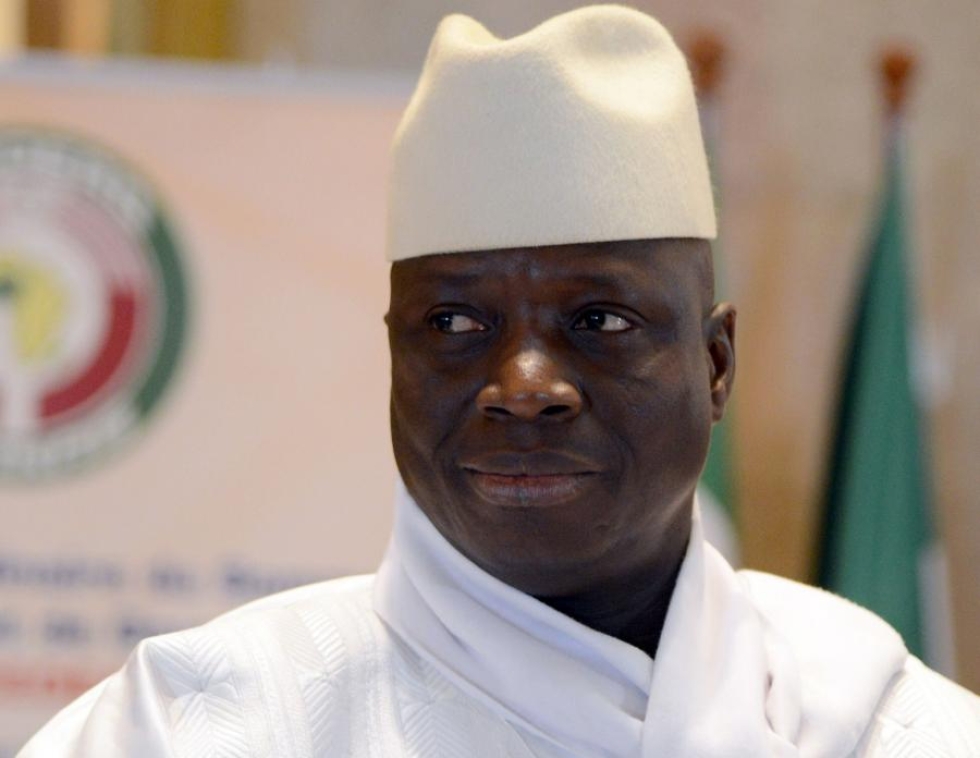 Gambian pitkäaikainen presidentti Yahya Jammeh tunnusti ensin vaalitappion, mutta muutti myöhemmin mieltään. LEHTIKUVA/AFP