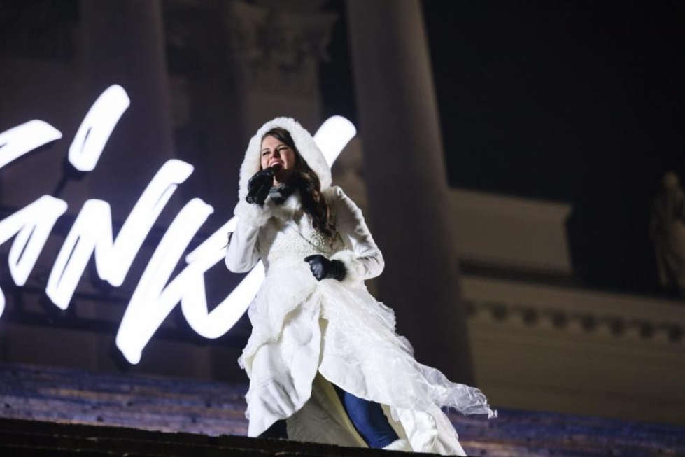Britannian X Factorissa menestynyt laulaja Saara Aalto on Suomi-palkinnon saajien joukossa. LEHTIKUVA / Seppo Samuli