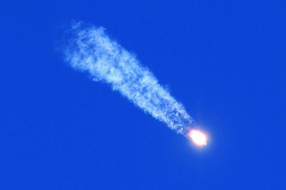 Sojuz-avaruusalus teki pakkolaskun Kazakstaniin pian laukaisun jälkeen. LEHTIKUVA/AFP