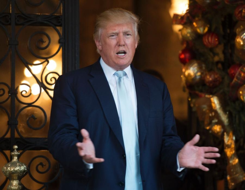 Yhdysvaltain tuleva presidentti Donald Trump lupasi vaalikampanjassaan maahan lisää työpaikkoja. LEHTIKUVA/AFP