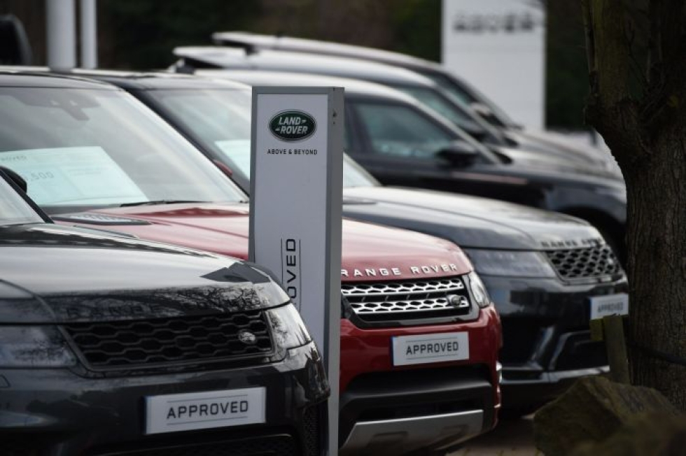 Jaguar Land Rover on Britannian suurin autovalmistaja. Sen omistaa intialainen Tata Motors. LEHTIKUVA/AFP