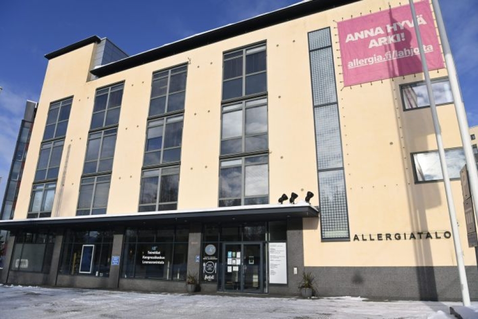  Allergia-, iho- ja astmaliiton toimitalo Helsingin Paciuksenkadulla.