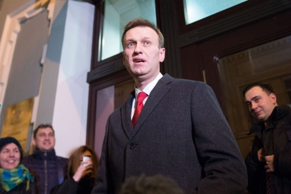 Tuomio liittyy Aleksei Navalnyin viime tammikuun lopussa järjestämään mielenosoitukseen, johon hän ei oikeuden mukaan ollut saanut viranomaisten lupaa. LEHTIKUVA/AFP