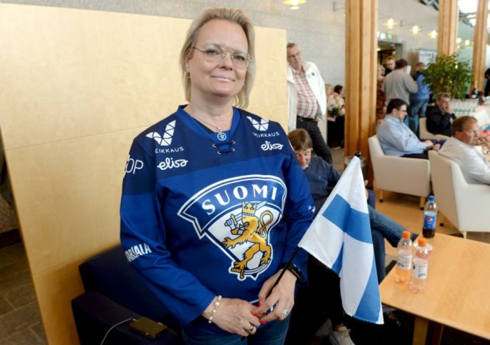 Kevin Lankisen äiti Christa Grönlund kertoi, että Kevin-poika aloitti jääkiekon 4-vuotiaana. LEHTIKUVA / MIKKO STIG